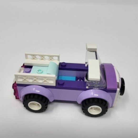 Lego Friends #41360 Emmas Mobile Vet Clinic Complete‎ Figure Dog Car Purple Pink - Picture 3 of 6